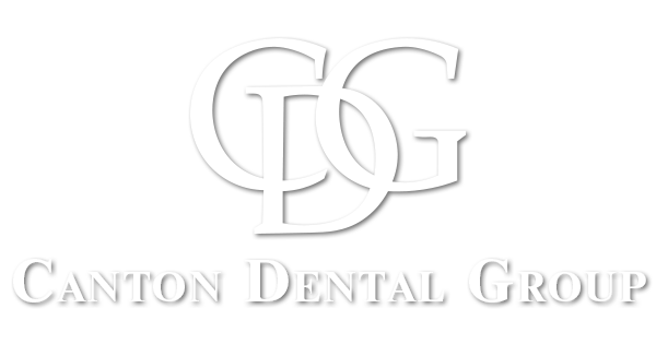 Canton Dental Group Large White Logo